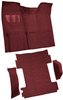 Molded Loop Carpet for 1969-1972 Chevrolet Blazer, 1970-1972 GMC Jimmy [Mass Backing, 4-Piece, 2WD, Maroon] - image 2