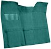 Molded Loop Carpet for 1969-1972 Chevrolet Blazer, 1970-1972 GMC Jimmy [OE-Style Jute Backing, 1-Piece, 2WD, Aqua] - image 2