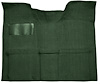 Molded Loop Carpet for 1969-1972 Chevrolet Blazer, 1970-1972 GMC Jimmy [OE-Style Jute Backing, 1-Piece, 2WD, Dark Green] - image 1