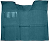 Molded Loop Carpet for 1969-1972 Chevrolet Blazer, 1970-1972 GMC Jimmy [OE-Style Jute Backing, 1-Piece, 2WD, Medium Blue] - image 1