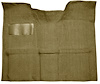 Molded Loop Carpet for 1969-1972 Chevrolet Blazer, 1970-1972 GMC Jimmy [OE-Style Jute Backing, 1-Piece, 2WD, Fawn/Sandalwood] - image 1