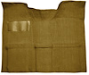 Molded Loop Carpet for 1969-1972 Chevrolet Blazer, 1970-1972 GMC Jimmy [OE-Style Jute Backing, 1-Piece, 2WD, Gold] - image 1