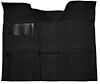 Molded Loop Carpet for 1969-1972 Chevrolet Blazer, 1970-1972 GMC Jimmy [Mass Backing, 1-Piece, 2WD, Black] - image 1