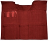 Molded Loop Carpet for 1969-1972 Chevrolet Blazer, 1970-1972 GMC Jimmy [Mass Backing, 1-Piece, 2WD, Red] - image 1