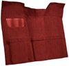 Molded Loop Carpet for 1969-1972 Chevrolet Blazer, 1970-1972 GMC Jimmy [Mass Backing, 1-Piece, 2WD, Red] - image 2