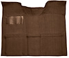 Molded Loop Carpet for 1969-1972 Chevrolet Blazer, 1970-1972 GMC Jimmy [Mass Backing, 1-Piece, 2WD, Dark Saddle] - image 1