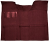 Molded Loop Carpet for 1969-1972 Chevrolet Blazer, 1970-1972 GMC Jimmy [Mass Backing, 1-Piece, 2WD, Maroon] - image 1