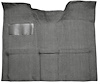 Molded Loop Carpet for 1969-1972 Chevrolet Blazer, 1970-1972 GMC Jimmy [Mass Backing, 1-Piece, 2WD, Gunmetal Gray] - image 1