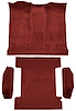 Molded Loop Passenger and Cargo Area Carpet for 1973 Chevrolet Blazer, GMC Jimmy [OE-Style Jute Backing, 4-Piece, Red] - image 1