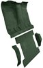 Molded Loop Passenger and Cargo Area Carpet for 1973 Chevrolet Blazer, GMC Jimmy [OE-Style Jute Backing, 4-Piece, Dark Green] - image 2
