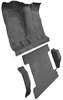 Molded Loop Passenger and Cargo Area Carpet for 1973 Chevrolet Blazer, GMC Jimmy [OE-Style Jute Backing, 4-Piece, Gunmetal Gray] - image 2