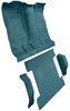 Molded Loop Passenger and Cargo Area Carpet for 1973 Chevrolet Blazer, GMC Jimmy [Mass Backing, 4-Piece, Medium Blue] - image 2