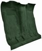 Molded Loop Passenger Area Carpet for 1973 Chevrolet Blazer, GMC Jimmy [OE-Style Jute Backing, 1-Piece, Dark Green] - image 2