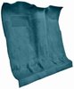 Molded Loop Passenger Area Carpet for 1973 Chevrolet Blazer, GMC Jimmy [Mass Backing, 1-Piece, Medium Blue] - image 2