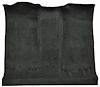 Molded Cut Pile Passenger and Cargo Area Carpet for 1974-1977 Chevy Blazer, GMC Jimmy [OE-Style Jute Backing, 4-Piece, Charcoal] - image 1