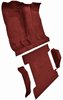 Molded Cut Pile Passenger and Cargo Area Carpet for 1974-1977 Chevy Blazer, GMC Jimmy [OE-Style Jute Backing, 4-Piece, Oxblood] - image 2