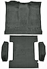 Molded Cut Pile Passenger and Cargo Area Carpet for 1974-1977 Chevy Blazer, GMC Jimmy [Mass Backing, 4-Piece, Dark Gray] - image 1