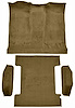 Molded Cut Pile Passenger and Cargo Area Carpet for 1974-1977 Chevy Blazer, GMC Jimmy [Mass Backing, 4-Piece, Caramel] - image 1