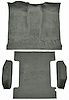 Molded Cut Pile Passenger and Cargo Area Carpet for 1974-1977 Chevy Blazer, GMC Jimmy [Mass Backing, 4-Piece, Silver] - image 1