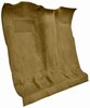 Molded Cut Pile Passenger Area Carpet for 1974-1977 Chevy Blazer, GMC Jimmy [OE-Style Jute Backing, 1-Piece, Caramel] - image 2