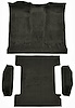 Molded Cut Pile Passenger Area Carpet for 1974-1977 Chevy Blazer, GMC Jimmy [OE-Style Jute Backing, 1-Piece, Charcoal] - image 1