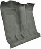 Molded Cut Pile Passenger Area Carpet for 1974-1977 Chevy Blazer, GMC Jimmy [OE-Style Jute Backing, 1-Piece, Silver] - image 2