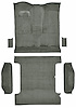 Molded Cut Pile Passenger and Cargo Area Carpet for 1978-1980 Chevy K5 Blazer, GMC Jimmy [OE Jute Backing, 6-Piece, Silver] - image 1