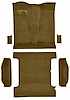 Molded Cut Pile Passenger and Cargo Area Carpet for 1978-1980 Chevrolet K5 Blazer, GMC Jimmy [Mass Backing, 6-Piece, Caramel] - image 1