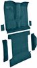 Molded Cut Pile Passenger and Cargo Area Carpet for 1978-1980 Chevrolet K5 Blazer, GMC Jimmy [Mass Backing, 6-Piece, Blue] - image 2