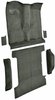 Molded Cut Pile Passenger and Cargo Area Carpet for 1978-1980 Chevrolet K5 Blazer, GMC Jimmy [Mass Backing, 6-Piece, Silver] - image 2