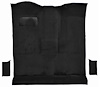 Molded Cut Pile Passenger Area Carpet for 1978-1980 Chevrolet K5 Blazer, GMC Jimmy [Mass Backing, 3-Piece, Black] - image 1