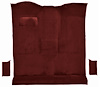 Molded Cut Pile Passenger Area Carpet for 1978-1980 Chevrolet K5 Blazer, GMC Jimmy [Mass Backing, 3-Piece, Oxblood] - image 1