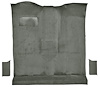 Molded Cut Pile Passenger Area Carpet for 1978-1980 Chevrolet K5 Blazer, GMC Jimmy [Mass Backing, 3-Piece, Silver] - image 1