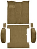 Molded Cut Pile Passenger and Cargo Area Carpet for 1981-1991 Chevy Blazer, GMC Jimmy [OE-Style Jute Backing, 6-Piece, Caramel] - image 1