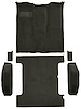 Molded Cut Pile Passenger and Cargo Area Carpet for 1981-1991 Chevy Blazer, GMC Jimmy [OE-Style Jute Backing, 6-Piece, Charcoal] - image 1