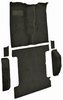 Molded Cut Pile Passenger and Cargo Area Carpet for 1981-1991 Chevy Blazer, GMC Jimmy [OE-Style Jute Backing, 6-Piece, Charcoal] - image 2