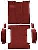 Molded Cut Pile Passenger and Cargo Area Carpet for 1981-1991 Chevy Blazer, GMC Jimmy [OE-Style Jute Backing, 6-Piece, Oxblood] - image 1