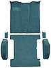 Molded Cut Pile Passenger and Cargo Area Carpet for 1981-1991 Chevrolet Blazer, GMC Jimmy [Mass Backing, 6-Piece, Blue] - image 1
