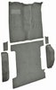 Molded Cut Pile Passenger and Cargo Area Carpet for 1981-1991 Chevrolet Blazer, GMC Jimmy [Mass Backing, 6-Piece, Silver] - image 2