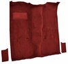 Molded Cut Pile Passenger Area Carpet for 1981-1991 Chevrolet Blazer, GMC Jimmy [OE-Style Jute Backing, 3-Piece, Oxblood] - image 2