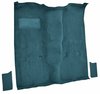 Molded Cut Pile Passenger Area Carpet for 1981-1991 Chevrolet Blazer, GMC Jimmy [OE-Style Jute Backing, 3-Piece, Blue] - image 2