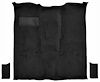 Molded Cut Pile Passenger Area Carpet for 1981-1991 Chevrolet Blazer, GMC Jimmy [Mass Backing, 3-Piece, Black] - image 1