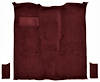 Molded Cut Pile Passenger Area Carpet for 1981-1991 Chevrolet Blazer, GMC Jimmy [Mass Backing, 3-Piece, Maroon] - image 1