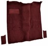 Molded Cut Pile Passenger Area Carpet for 1981-1991 Chevrolet Blazer, GMC Jimmy [Mass Backing, 3-Piece, Maroon] - image 2