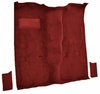 Molded Cut Pile Passenger Area Carpet for 1981-1991 Chevrolet Blazer, GMC Jimmy [Mass Backing, 3-Piece, Oxblood] - image 2