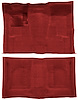 Molded Cut Pile Carpet for 1974-1979 Chevrolet Nova [OE-Style Jute Backing, Automatic Transmission, Dark Red/Carmine] - image 1