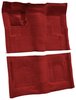 Molded Cut Pile Carpet for 1974-1979 Chevrolet Nova [OE-Style Jute Backing, Automatic Transmission, Dark Red/Carmine] - image 2