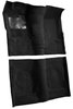 Molded Cut Pile Carpet for 1974-1979 Chevrolet Nova [OE-Style Jute Backing, 4-Speed Transmission, Black] - image 2