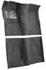 Molded Cut Pile Carpet for 1974-1979 Chevrolet Nova [OE-Style Jute Backing, 4-Speed Transmission, Medium Gray] - image 2