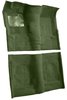 Molded Cut Pile Carpet for 1974-1979 Chevrolet Nova [OE-Style Jute Backing, 4-Speed Transmission, Willow Green] - image 2